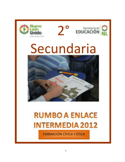 Formaci&oacute;n C&iacute;vica y &Eacute;tica 2do. grado de Secundaria