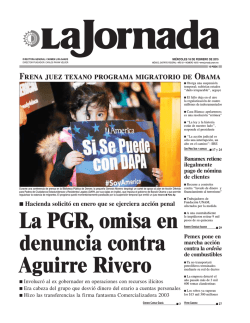La PGR, omisa en denuncia contra Aguirre Rivero