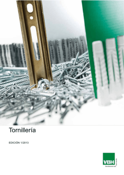 Catálogo Tornillería