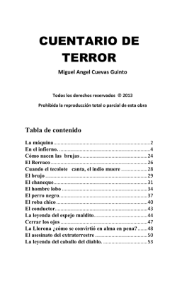 CUENTARIO DE TERROR - Mi librería personal
