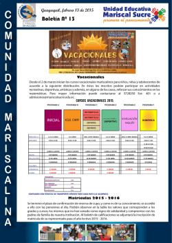 Boletín Electrónico Nº13