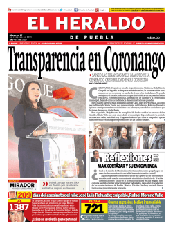 Reflexiones - El Heraldo de Puebla