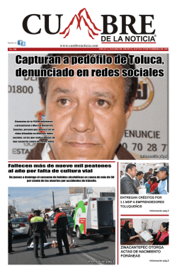 Capturan a ped&oacute;filo de Toluca, denunciado en