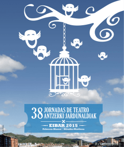 38. Antzerki Jardunaldiak