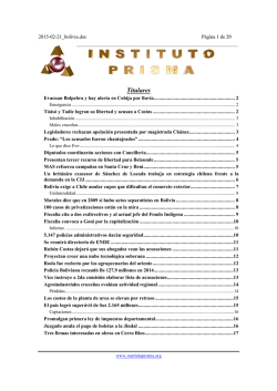 Titulares - Prisma Bolivia