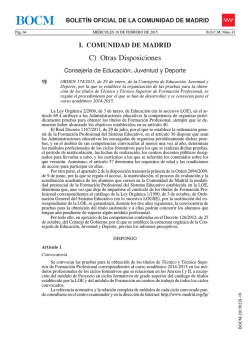 Orden 174/2015 - Sede Electrónica del Boletin Oficial de la