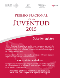 PNJ2015 Guía de registro