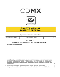 ADMINISTRACIÓN PÚBLICA DEL DISTRITO FEDERAL