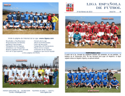 Boletín Semanal - Liga Española de Fútbol