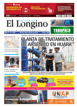 planta de tratamiento de arsénico en huara