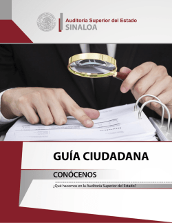Integridad - Auditoría Superior del Estado de Sinaloa