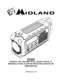 manual de usuario de el radio digital a manivela para alertas