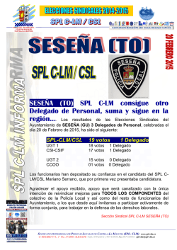 spl c-lm informa elecciones sindicales to seseña 20 febrero 2015