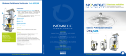 Tríptico Dosiport - Novatec Fluid System SA