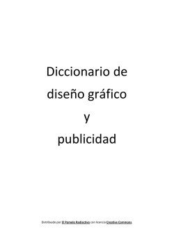 Diccionario de diseño gráfico y publicidad