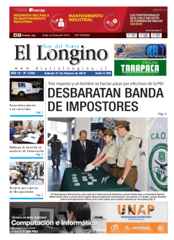 DESBARATAN BANDA DE IMPOSTORES