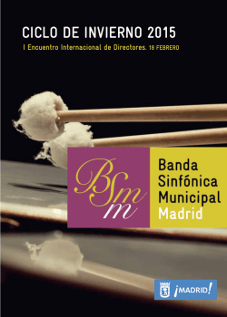 Descargar programa - Auditorio Nacional de Música