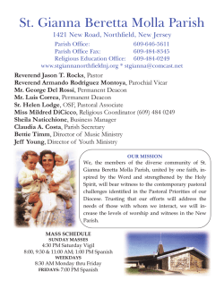 St. Gianna Beretta Molla Parish - John Patrick Publishing Company