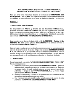 APROVECHE SUS EXCEDENTES 3 VECES MÁS