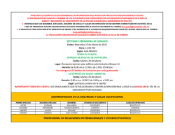 SEPTIMA CEREMONIA marzo 2015