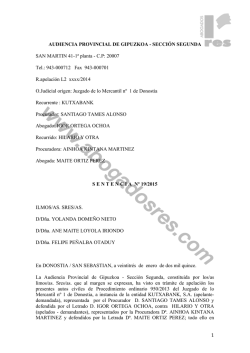Sentencia - Abogados RES