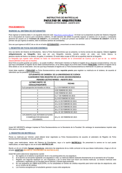 FACULTAD DE ARQUITECTURA - eSIUC