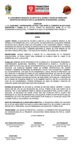 PARTIDOS AMISTOSOS - Zapotlán El Grande