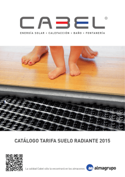 Cabel Suelo Radiante 2015