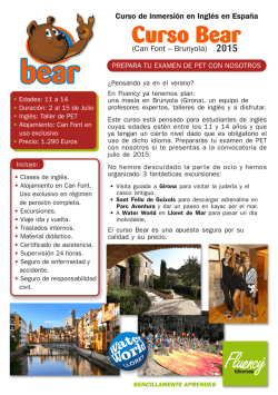 Cursos Frog y Bear - Carmelitas Cartagena