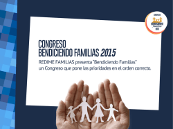 CONGRESO BENDICIENDO FAMILIAS 2015