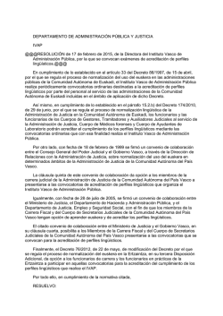 Convocatoria