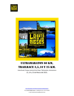 Informacion Importante - la ruta de los dioses