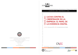 LUCHA CONTRA EL CIBERFRAUDE EN LA EMPRESA: EL PAPEL