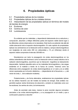 6. Propiedades ópticas