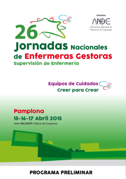 Programa - Colegio Profesional de Enfermería de León