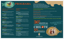 programa final Feria y Festival 2015