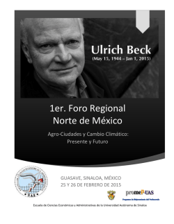 1er. Foro Regional Norte de M&eacute;xico