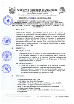directiva n° 002-2015-me/gra/drea-dgp