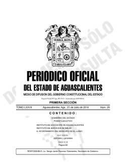 CALENDARIO ESCOLAR PARA EL CICLO 2014-2015.
