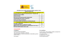 Criterios evaluacion Miguel Servet Tipo II 2015