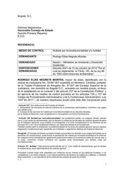 MEDIO DE CONTROL - redjusticiaambientalcolombia