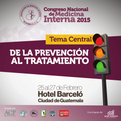 programa Definitivo - Asociaci&oacute;n de Medicina Interna de Guatemala