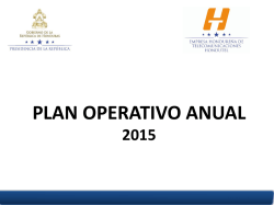 Plan Estratégico 2015 - 2018