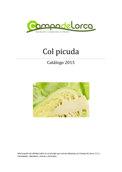 Catálogo col picuda 2015