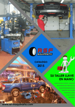 Catalogo - RSF Maquinaria