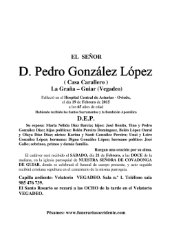 PEDRO GONZALEZ LOPEZ-GUIAR-VEGADEO
