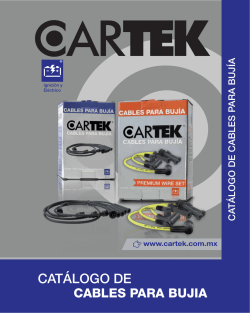 Cables para Bujía CARTEK