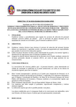 DIRECTIVA Nº 04-2015-ESABAC/DG-DADM