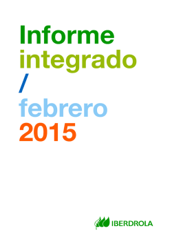 Informe integrado Febrero 2015 descargar PDF Enlace