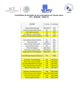 resultados de la 1era convocatoria n.1 01/2015 para cambios de